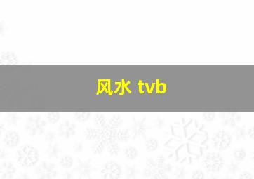 风水 tvb